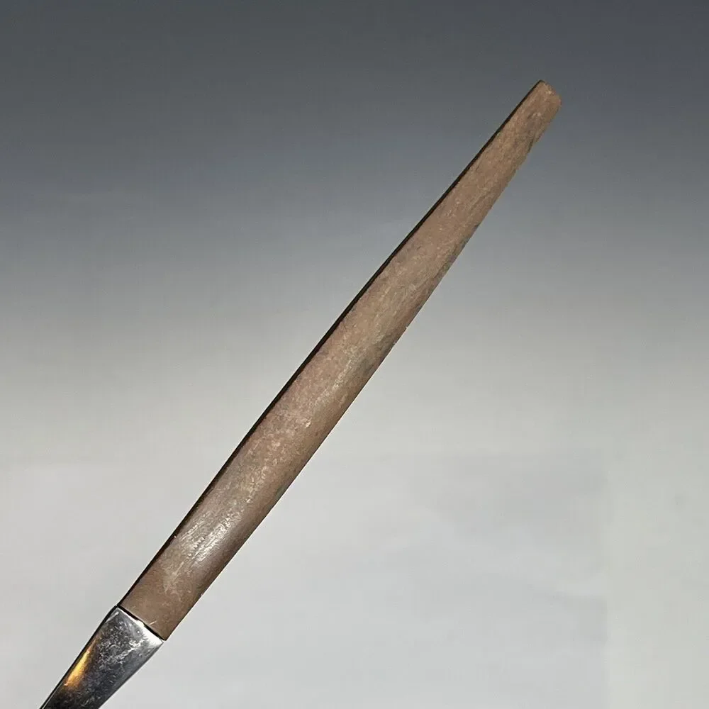 (1) Vintage Epic Forged Stainless Steel Japan Flatware TABLESPOON‎ Spoon Canoe